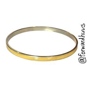 Bundle Sale 3 for $15 | Yellow Enamel Bangle Bracelet